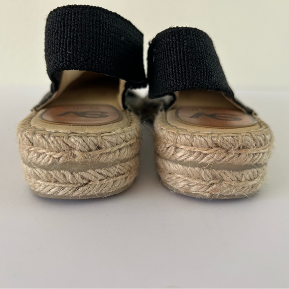 Salvi SV Slingback Espadrille Flats Euro Summer Sandal Brown Size EU36 US 5.5 - Picture 5 of 12